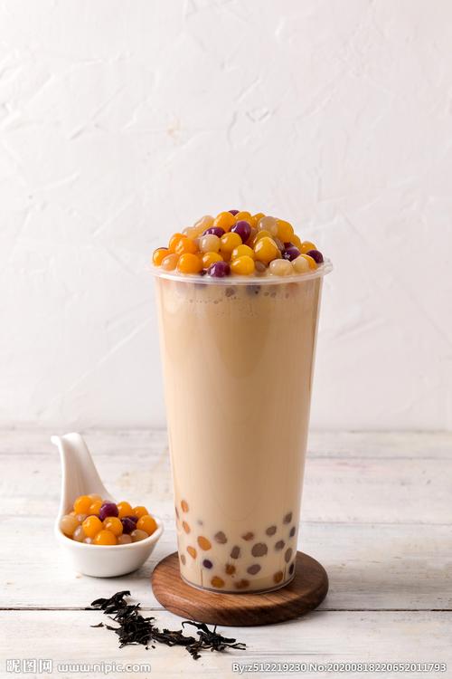 芋圆奶茶图片