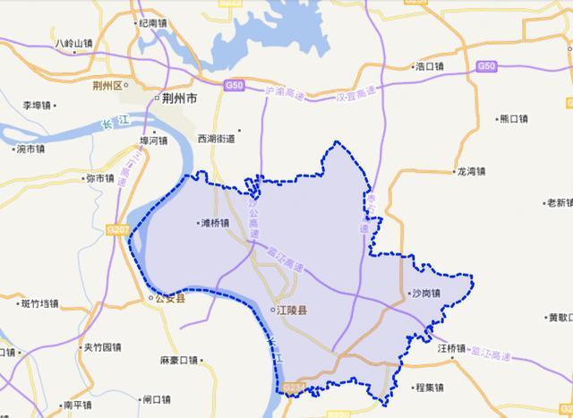 介绍湖北省荆州市江陵县:撤区设县是中国罕见,江陵区仅存在4年