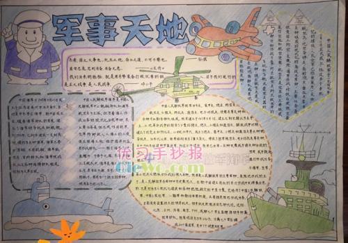 军事体验博物馆手抄报 历史博物馆手抄报