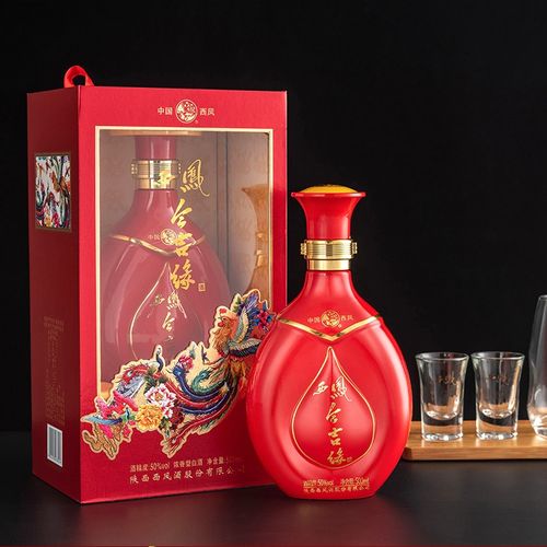 西凤浓香型42度价格表,西凤酒42度价格表图片 西凤酒 今吉缘系列42度浓香型白酒宴会用酒送礼盒装 单瓶500ml*1