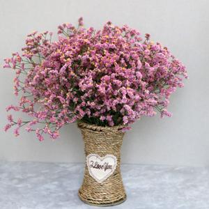 云南昆明粉水晶花 天然干花真花永生花粉红水晶草家居装饰摆设