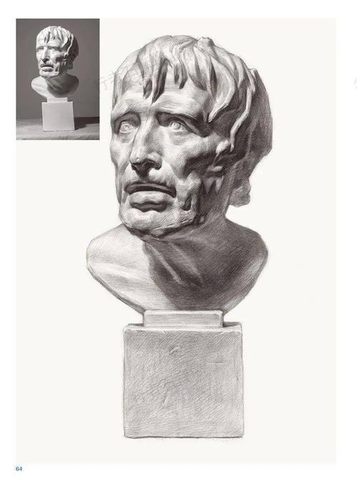 易朋飞行者素描石膏像一本适合零基础学生的石膏像临本内容丰富涵盖面