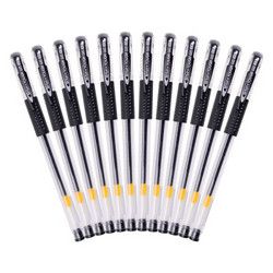 晨光(m&g)文具q7黑色0.5mm全针管中性笔 签字笔 水笔