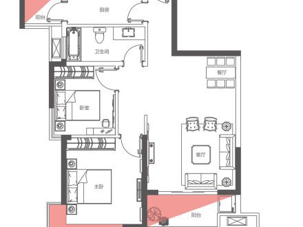 西站瑞都户型图