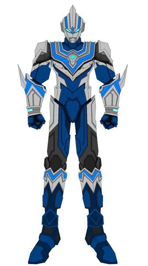 新生代五个蓝色奥特曼变为机甲形态,捷德和风马奥特曼