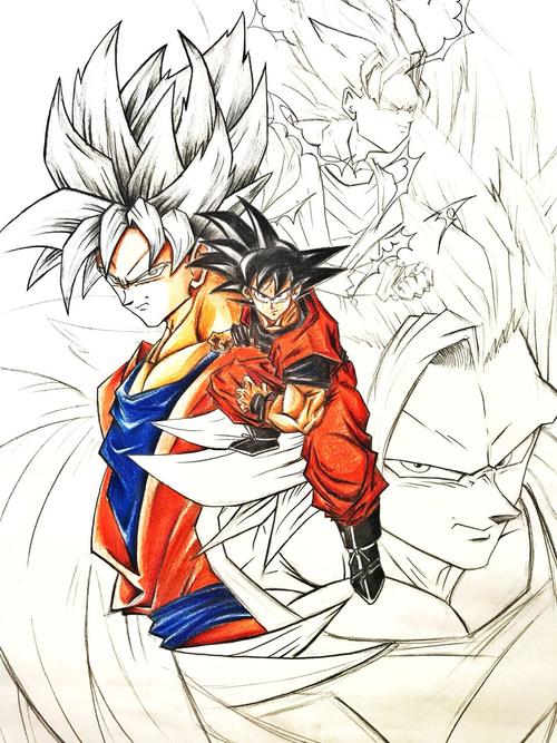 上周日心血来潮,想要画画七龙珠的人物.首选当然我钟爱的孙悟空啦!