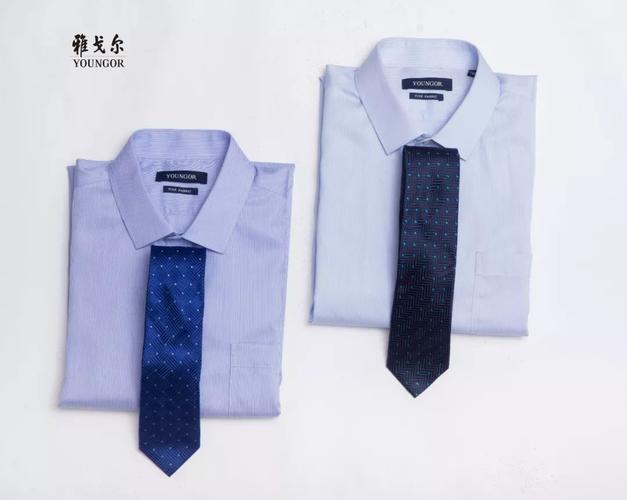 蓝色高支dp衬衫