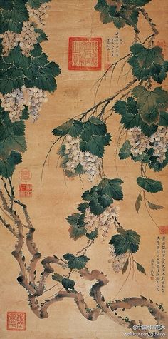 【南宋 沈子蕃《缂丝梅鹊图》】纵104cm,宽36cm.故宫博物院藏.
