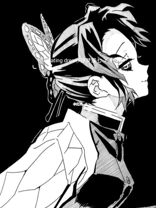 蝴蝶忍手绘(含线稿)_手绘_线稿_蝴蝶忍_兴趣爱好_绘画