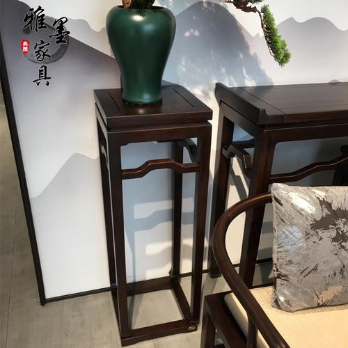 新中式黑檀木中堂六件套条案供桌八仙桌中堂玄关条案客厅供台神台