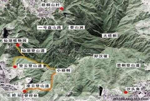 深圳梧桐山登山线路