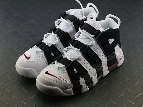 皮蓬大air 黑白熊猫 nike air more uptempo 414962-105