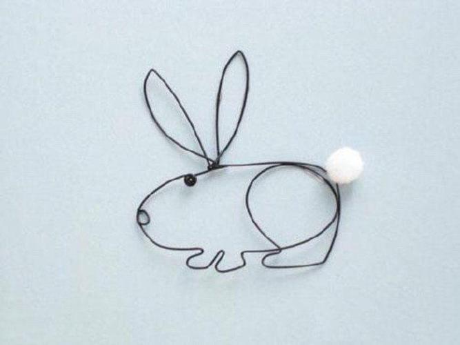 冰冷的铁丝也能很清新,看铁丝做成的动物手工艺品