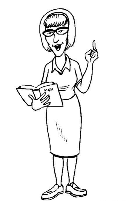 尊师重教卡通简笔画