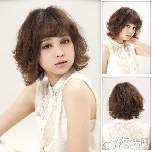 烫发发型图片 展现烫染的修颜魔力