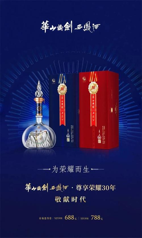 华山论剑西凤酒尊享荣耀30年新品上市