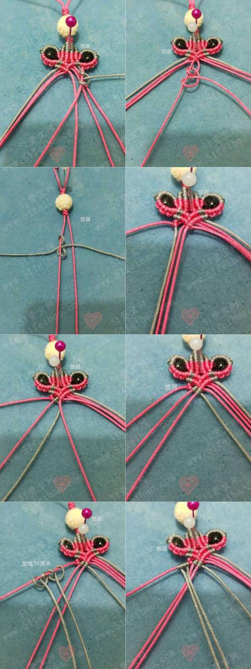 学习更多diy中国结编绳diy手工,请编织爱好者可以继续通过五一费宝网