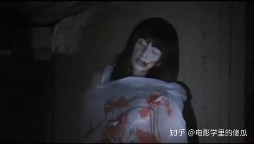 《咒怨》中伽椰子被丈夫虐杀藏尸于橱柜,儿子俊雄为躲避疯狂的父亲也