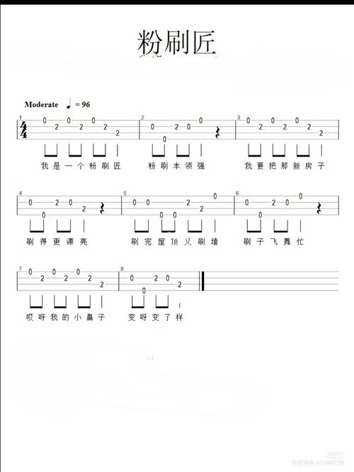 尤克里里指弹入门谱合集_尤克里里_尤克里里指弹_娱乐