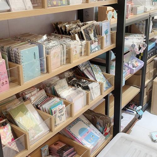 盒子木质货柜展示柜文具店陈列柜展示架货架