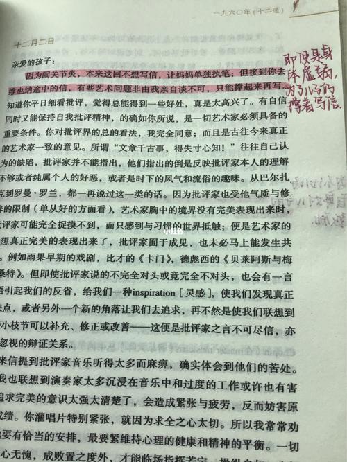 《傅雷家书》1960年批注_傅雷家书批注_文化_阅读
