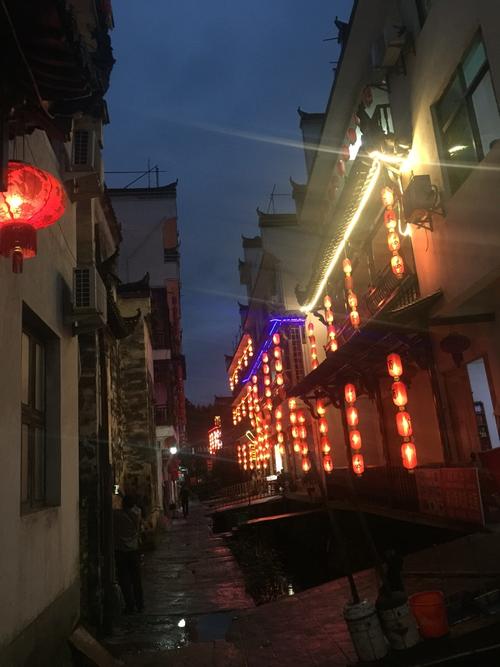 李坑的夜景