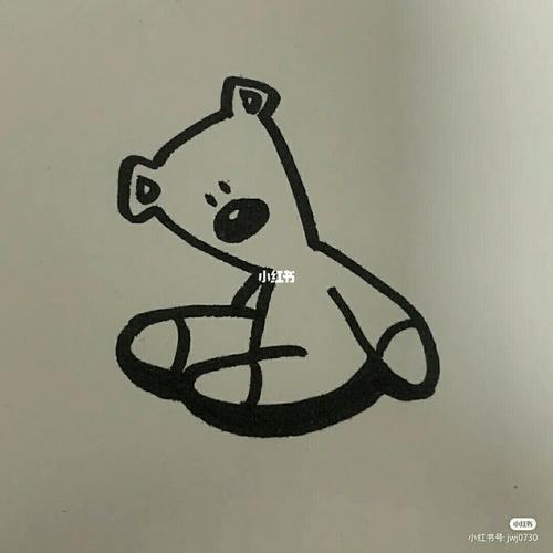憨豆先生的熊_简笔画_教程_简笔画教程_文化_绘画