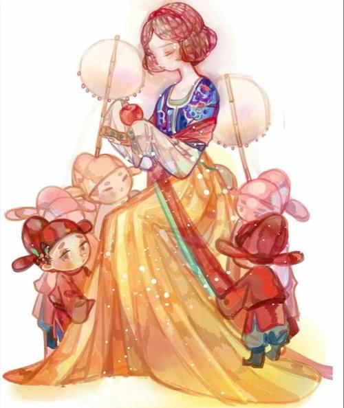 白雪公主汉服迪士尼