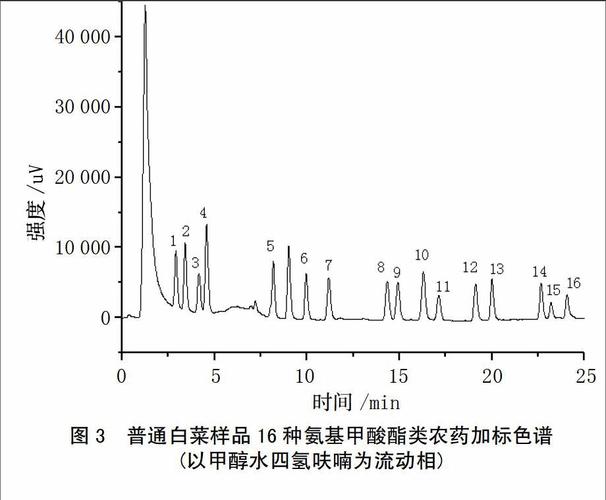 超快速高效液相色谱法测定普通白菜中16种氨基甲酸酯类农药残留
