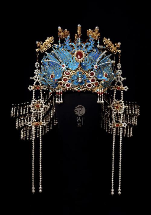 发冠出租泫香六凤金翟明制仿点翠宋制汉服婚礼新娘凤冠霞帔