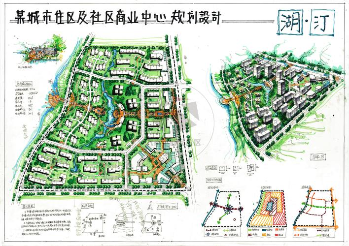 规划##快题##考研#今日分享一:居住区规划设计(第一弹)--大禹手绘