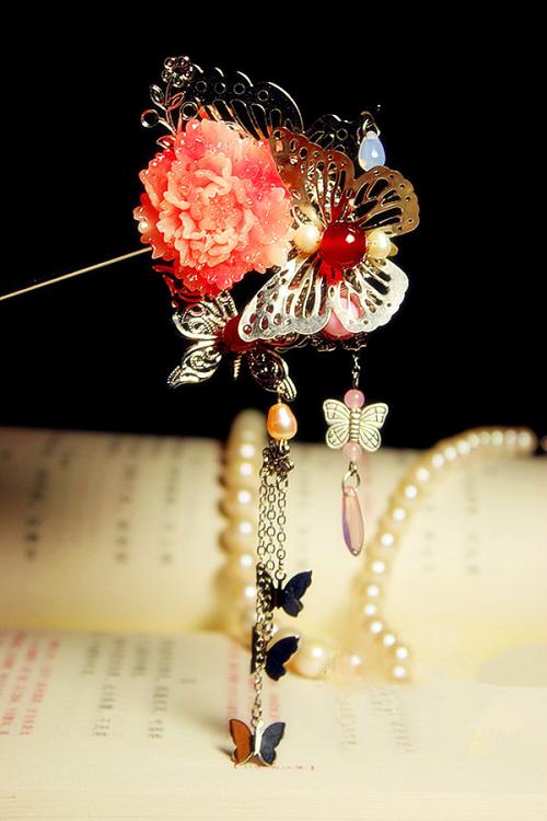 璃记●手工原创【玉韶】●古典发簪新娘头饰古风簪子汉服步摇流苏