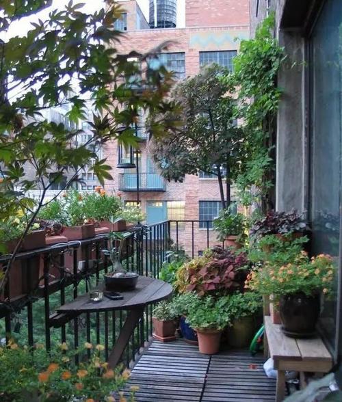 封闭的3平米阳台不仅能种植花草盆栽,还能摆上一个休闲椅或者