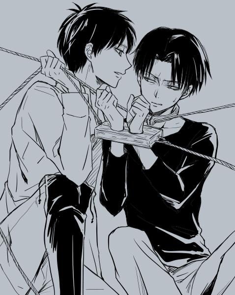 进击的巨人 利艾 利威尔·阿克曼 兵长 艾伦·耶格尔