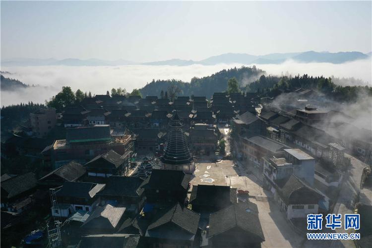 新华网发(吴德军 摄)4月3日拍摄的贵州省从江县高增乡新生村景观(无人