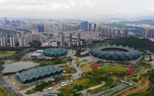 【航拍】深圳 龙岗区 大运城 2018