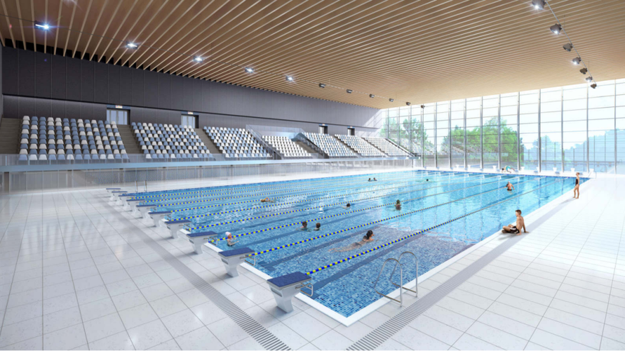 游泳馆室内效果图
