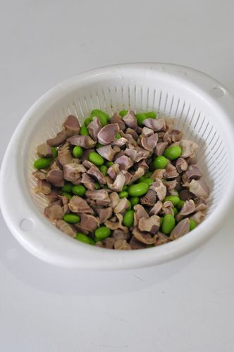 毛豆炒鸡肫
