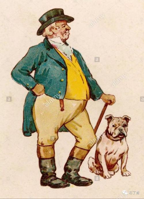 英国民族主义的保守派与拟人化的约翰牛(john bull,指代盛气凌人的