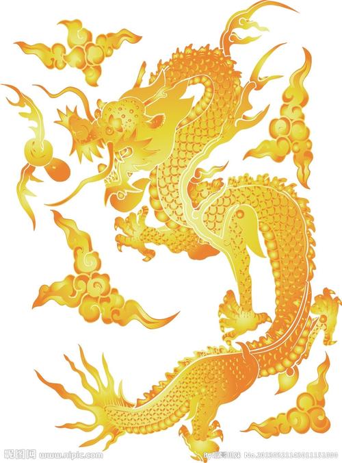 古典金龙图片