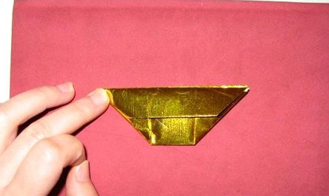 叠元宝的方法