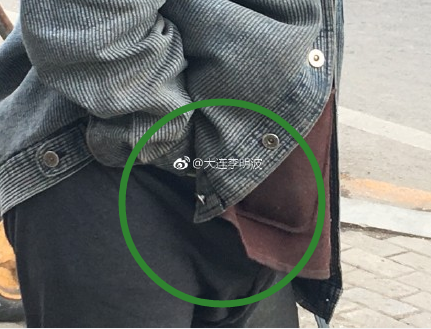 大连一遛狗男子当街手伸裤裆"摆弄" 目视行人