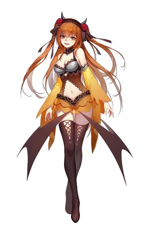 姬魔恋战纪表情包创作大赛素材(人物全身立绘)
