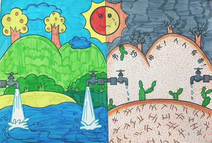 手抄报 专题手抄报 节约用水手抄报  为了让学生认识到保护水资源