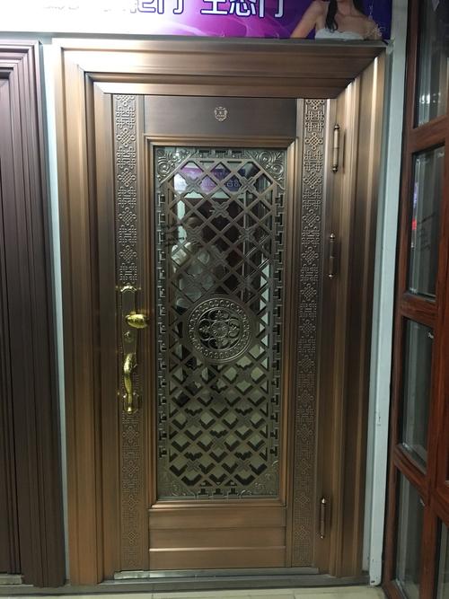 定制不锈钢进入户大门 豪华高端小区室外家用防盗门 铝雕花单门