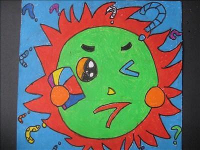 太空新居绘画简笔画