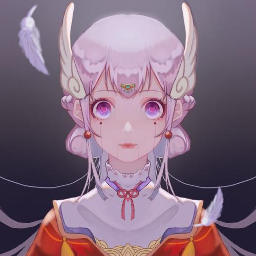 木偶绘画二次元原创插画-触站