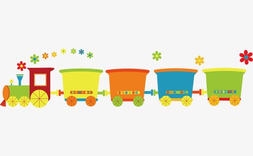 可爱小火车简笔画图片