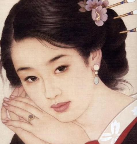 最美日本女画家画工笔女人体,呈现女性婀娜之美,不输中国画家!