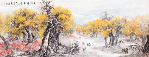 中秋佳节来临,金秋国画作品欣赏